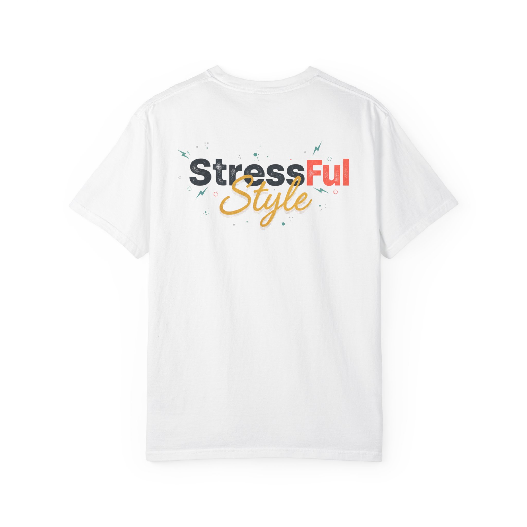 StressFul Style T‑Shirt — Retro Script Graphic Tee - Image 2