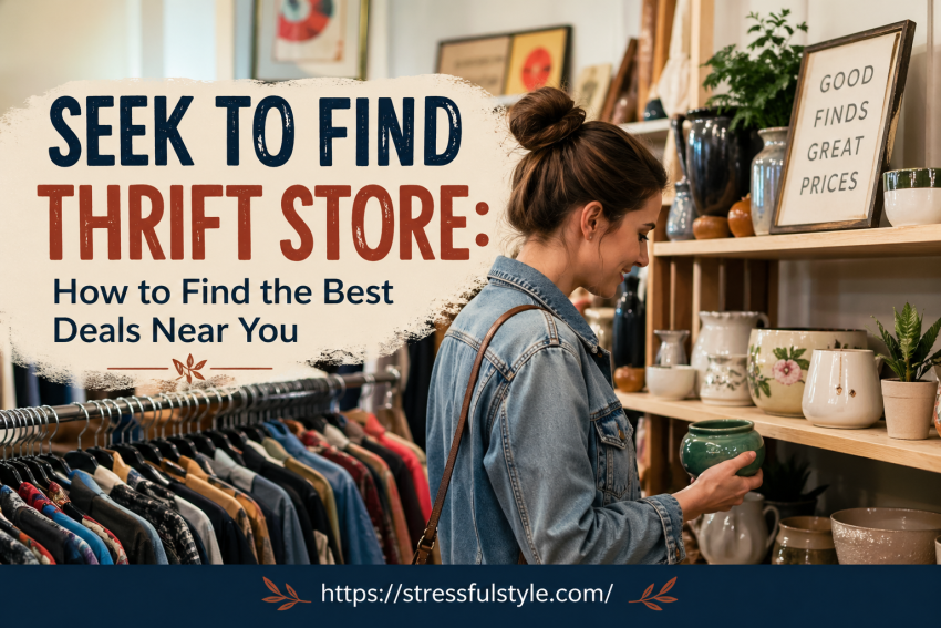 seek to find thrift store