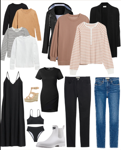 My Alaska Cruise Daytime Capsule Wardrobe