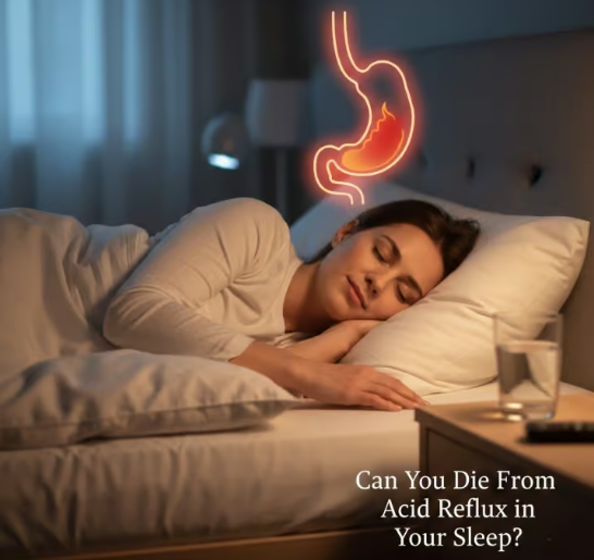 can you die from acid reflux in your sleep