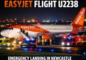 easyjet flight u2238 emergency landing newcastle