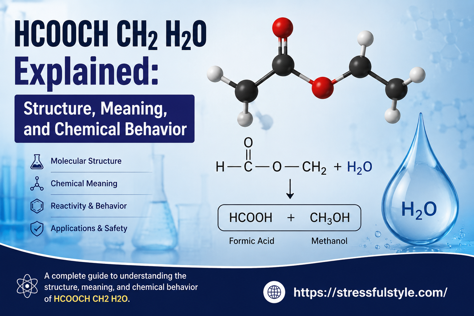HCOOCH CH2 H2O