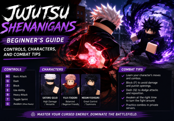 Jujutsu Shenanigans Roblox Game Combat
