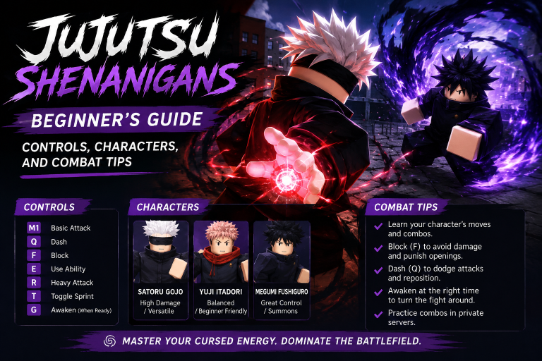 Jujutsu Shenanigans Roblox Game Combat