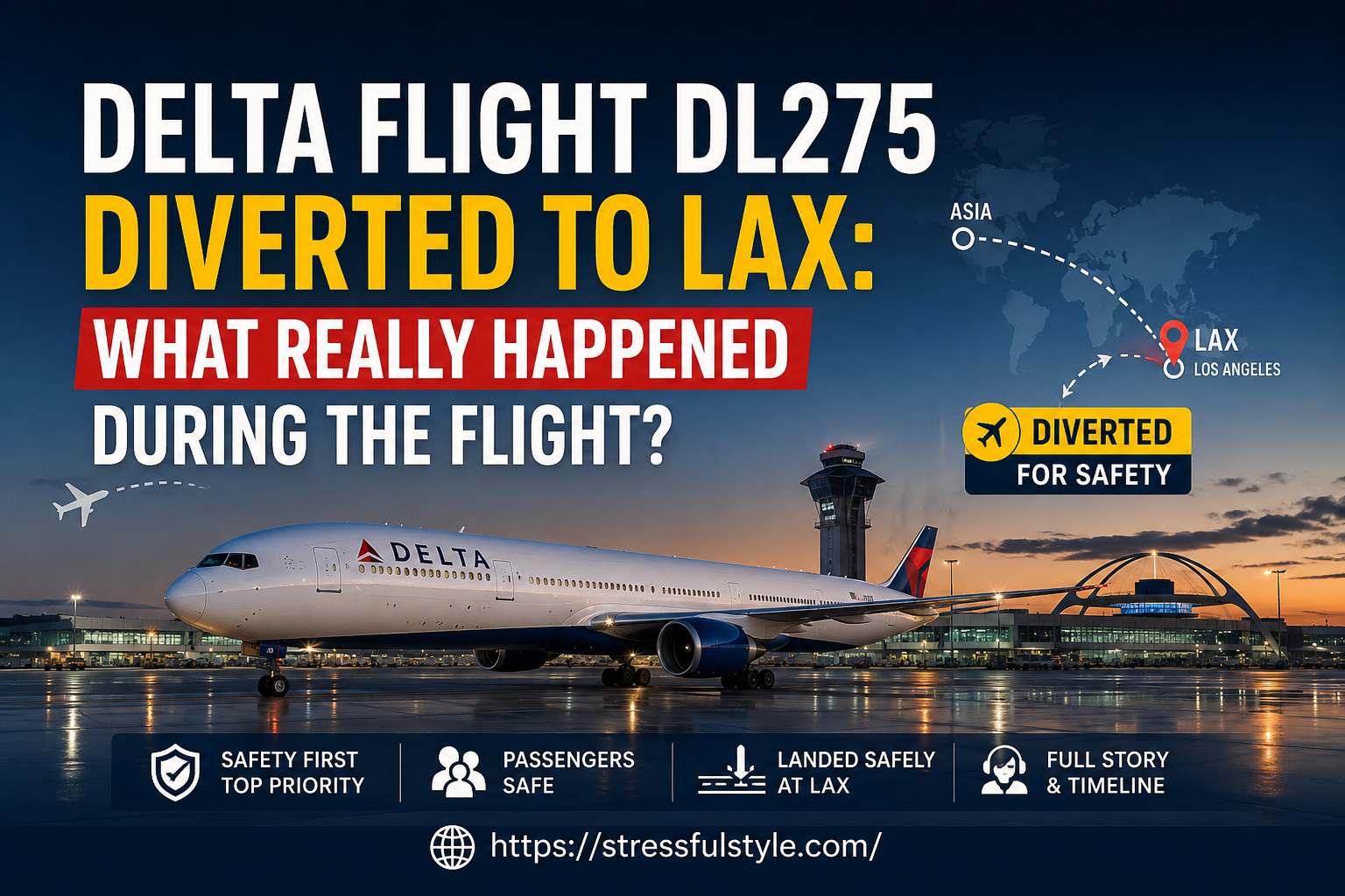 Delta Flight DL275 Diverted to LAX