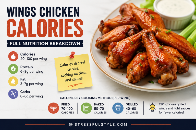 wings chicken calories