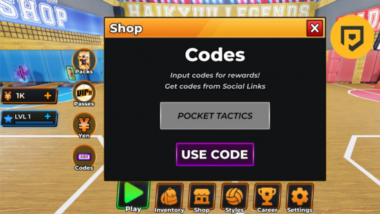 volleyball legends codes